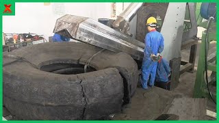 Recycle Old Usued Tires To Produce Rubber Tiles And Rubber Roll Mats For Gyms, Playgrounds And Roads