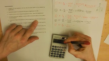 Maths Skills 14 Model Answer: Linear Magnifications
