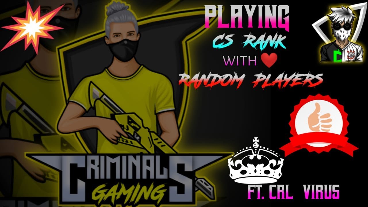 Playing with Random Players🙈 In CS Rank Mode || Op Head ☠ || The ...