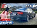 AUDI S8 APR Tuned REVIEW POV Test Drive on AUTOBAHN & ROAD by AutoTopNL