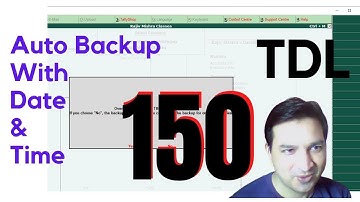 Tally Chapter 150 TDL for Auto Backup By Rajiv Mishra Computer Class | TDL File Banana Sikhen