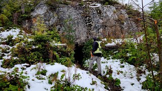 Giant Quartz Vein With An Old Mine Struck In The Center!