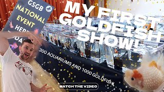 The UK's BIGGEST Goldfish event | WORLD class fish show | Gold fish Auction | FULL TOUR!  Ep.1