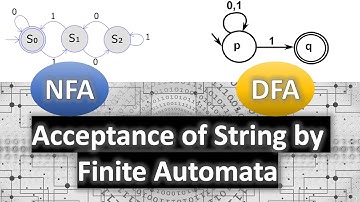 Acceptance of String by Finite Automata with examples