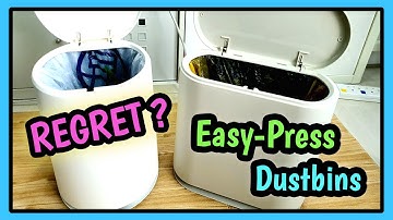 ✅ BEST EASY-PRESS Trash Bin / Dustbin / Waste Bin UNBOXING & REVIEW (SHOPEE - DAYTON & ISTAD)