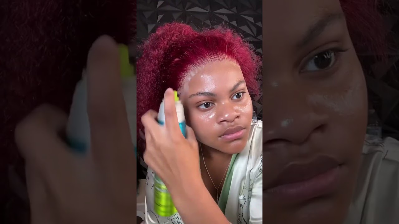 Jerry curly human hair wig burgundy color hair from Aliprincess Amazon store 