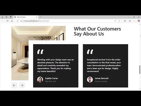 🚀 Interior Design Website | Built with HTML & Tailwind CSS