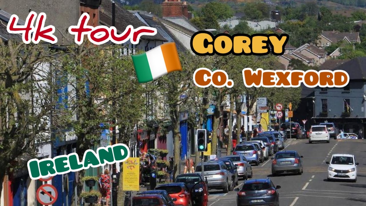 Gorey County Wexford Ireland City Tour l Around the World in 4k episode 2 | Eyecha 10