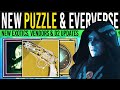 Destiny 2: SECRET PUZZLE ROOM &amp; EVERVERSE! Special DROP, New Exotics, Vendors, Rewards (April 29)