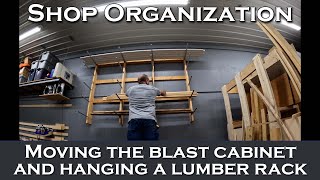 Wall Mounted Lumber Storage Rack  Shop Organization  Part 2