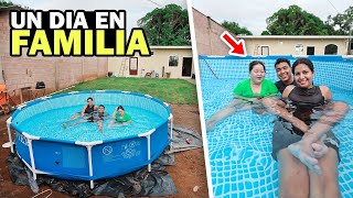 Construi Una Piscina Gigante En Nuestra Casita Chol Nos Visito