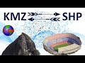 Como crear y convertir un KMZ a SHP