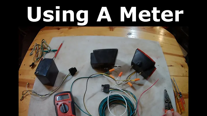FIX YOUR TRAILER LIGHTS (3) - How to use a multimeter