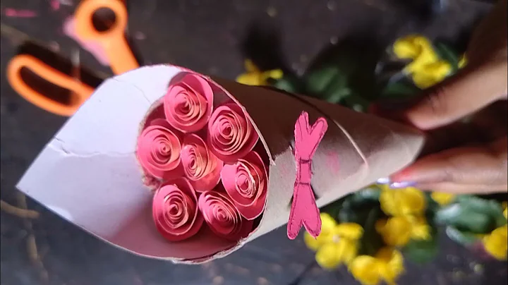 Make Flower Bouquet For Loved Ones | rose day Bouquet | Diy Gift valentines day bouquet