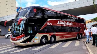 LINDOS ÔNIBUS chegando na Rodoviária de BH. Feriadão 02/11/23