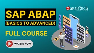 SAP ABAP (Basics to Advanced) Training - Full Course | ZaranTech screenshot 4