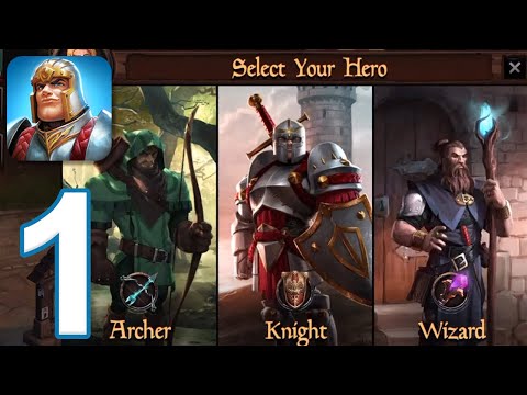 KingsRoad - Gameplay Walkthrough Part 1 - Story Quests 1-4 (iOS, Android)