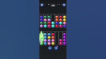 BallSort level #1900 🙏👍 #games #relaxandplay #gameplay #ballgames #viral #foryou #gaming #fypシ #fy