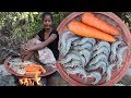 Life skills: Grilled shrimp with Carrots for Lunch food ideas - Food forest & eater Ep 72