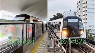 Double R151S Alstom Movia R151S 823824 & 825826 At Ew3 Simei