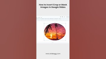 How to Insert Crop or Mask Images in Google Slides