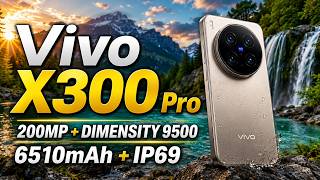 Vivo X300 Pro : Dimensity 9500 & Massive 6510mAh Battery Technical Review