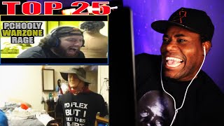 TOP 25 PCHOOLY WARZONE RAGES OF ALL TIME REACTION!!!