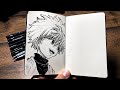 Asmr drawing killua real time  hunter x hunter