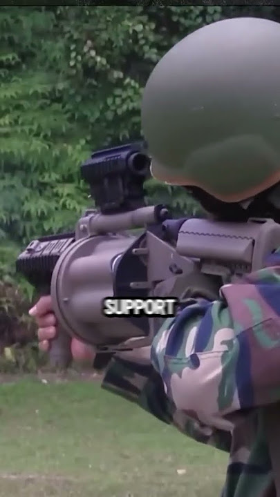 semi-automatic grenade launcher #military #army