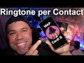 How To Set Ringtone Per Contact Android