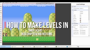 HOW TO MAKE LEVELS IN SMBX 1.4.5 #3 Boss drop item and red coins