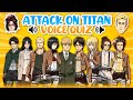 ATTACK ON TITAN VOICE QUIZ 🗣️ Guess the character voice | Shingeki no Kyojin/Attack on titan quiz ⚔️