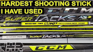 The hardest shooting stick I have ever used! CCM SuperTacks AS3 Pro hockey stick review