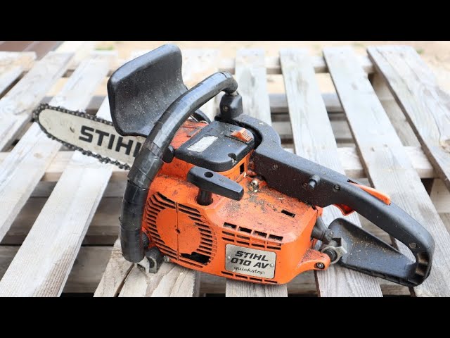 Disassembly of STIHL MS211C chainsaw for spare parts - YouTube