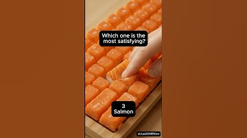 Which is your favorite? 🍳🍣🐟 #asmr #ai #satisfying #keyboard #justasmrn #dreamloopasmr