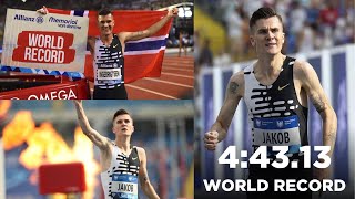 Jakob Ingebrigtsen rompe el RÉCORD MUNDIAL de Hicham El Guerrouj después de 24 años. FULL RACE.