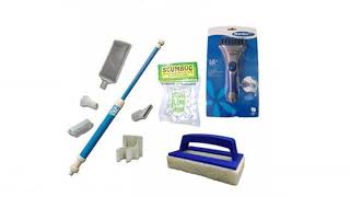 Happy Hot Tubs Hot Tub Cleaning Tool Kit Spa Vac Scum Bug Tub Scrubber Filter Wand Clean Tubs