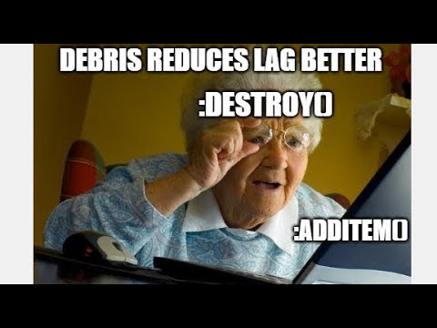 Debris Service Explained Additem Roblox Studio Tutorial Youtube - why does roblox demolish my i ternet