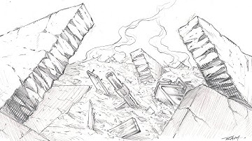 How to Draw Rubble and Debris for Comics