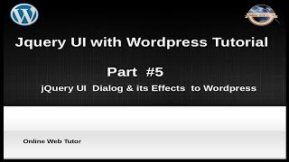 How to use jQuery UI with wordpress for beginners from scratch -  jQuery Dialog with Wordpress
