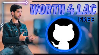 4 Lac for free | Github Student Developer Pack