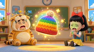 Rainbow Hat Action Loop!#shorts