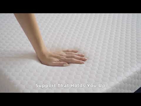 Grbsy Firm Gel Memory Foam Mattress 14" – 7.5/10 Firmness, IceSilk Cooling Cover