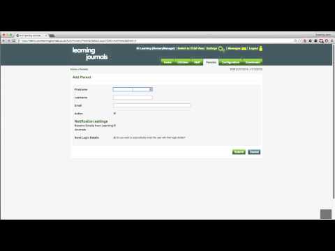 How to add staff and parents to your Learning Journals account