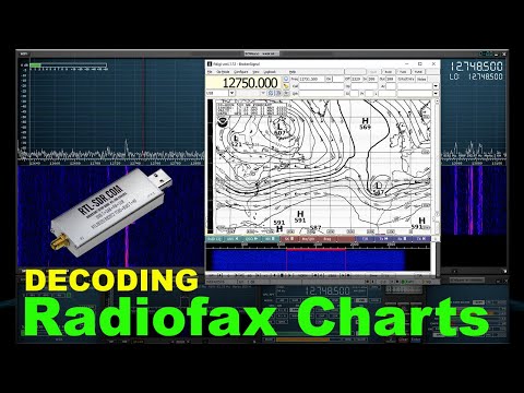 Using fldigi to decode WEFAX Marine Radiofax with SDR