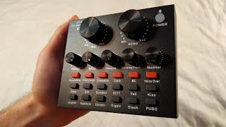 Внешняя звуковая карта V8 для микрофона и стриминга - Полный обзор