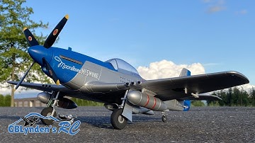 Sunset Second Flight - H-King P-51 Mustang Moonbeam McSwine V2 750mm PNP RC Warbird
