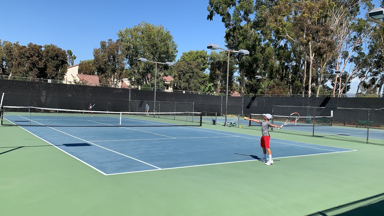 Mason Truong Tennis Highlights Match against Racquet Club Irvine 10