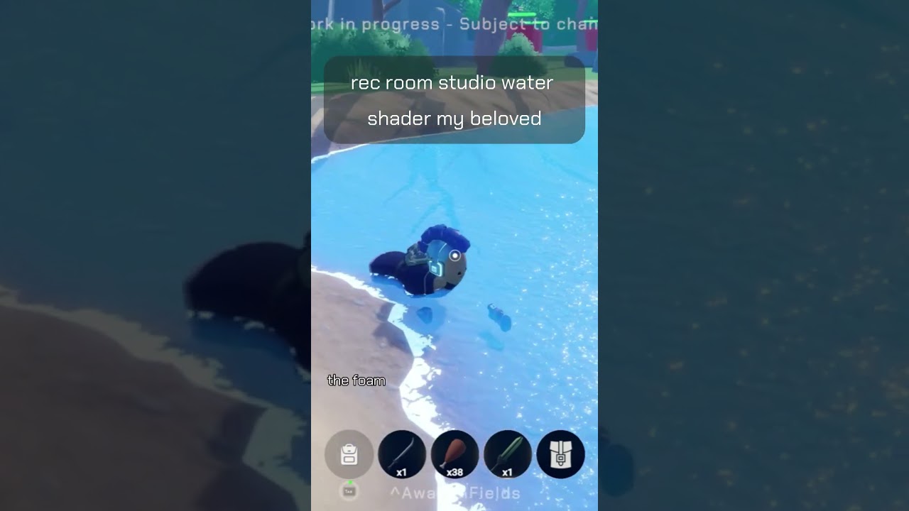 rec room studio water hits different