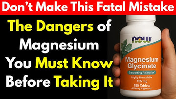 5 Warning Signs You Should Never Take Magnesium, 5 Signs You Must Take It Daily!